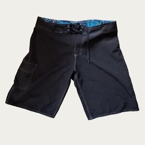 Burnside Black Board Shorts